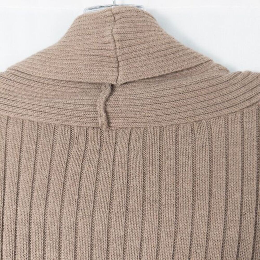 Banana Republic Short Sleeve Ribbed Knit Cardigan Womens Small Brown Lagenlook‎ - Picture 11 of 14
